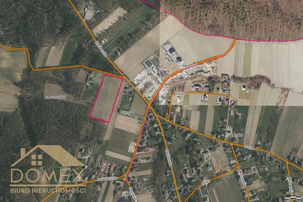 Działka 18266 m² - Gorzyce