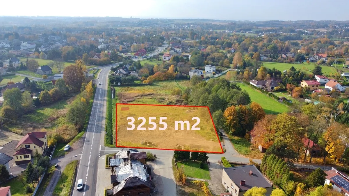 Działka 3255 m² - Turza Śląska